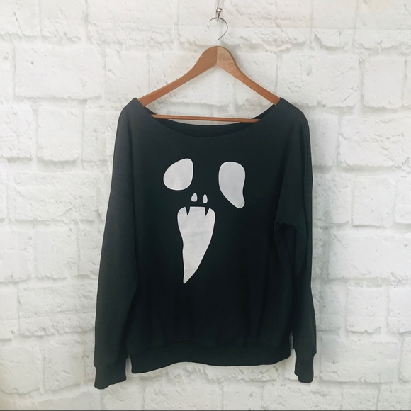 Women’s Halloween Sweatshirt Size Large F23 - Picture 1 of 2